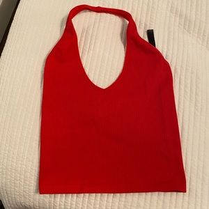 Out from Under Jackie Seamless Halter (red)